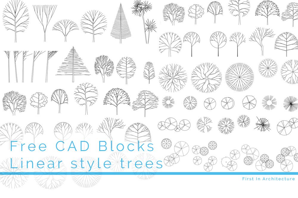 Free CAD Blocks – Trees 09